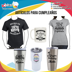 Artículos para cumpleaños