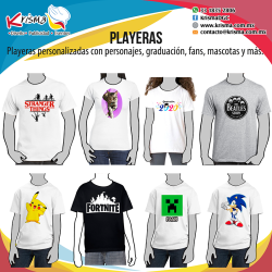 Playeras personalizadas