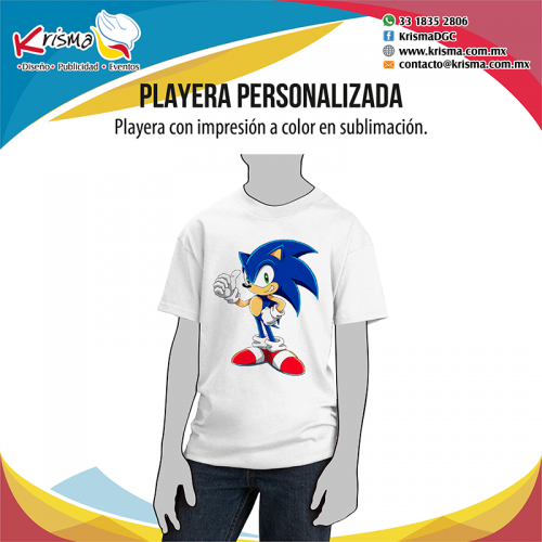 Playera Sonic