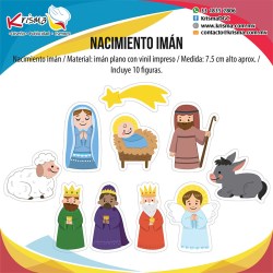 Nacimiento imán.