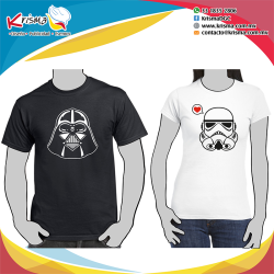 Playeras Darth Vader & Stormtrooper