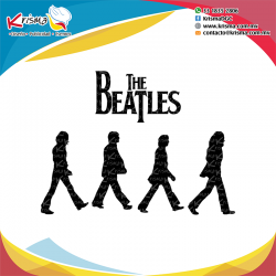 Playeras The Beatles caminando