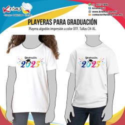 Playera Graduación Faces Colors
