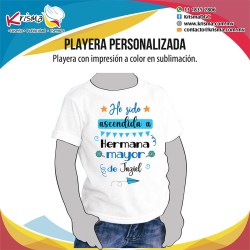 Playera ascendida hermana mayor