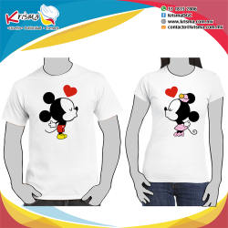 Mickey y Mimi Kiss