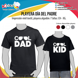 Playeras Cool Dad - Cool Kid