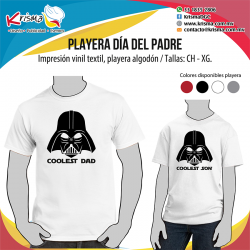 Playeras Darth Vader Coolest Dad and Son