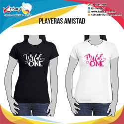 Playeras amistad Wild one - Mild one