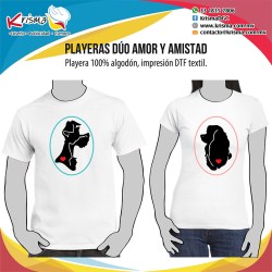 Playeras la Dama y el Vagabundo