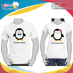 Playeras Pingüinos Love
