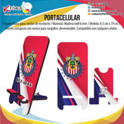 Porta Celular de Escritorio Chivas