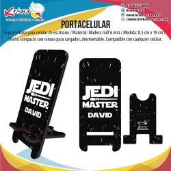 Porta celular de escritorio Jedi Master