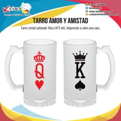 Tarro Cervecero Reina y Rey