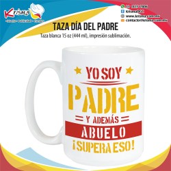 Taza 15oz Padre y Abuelo