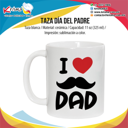 Taza I love Dad 11 oz