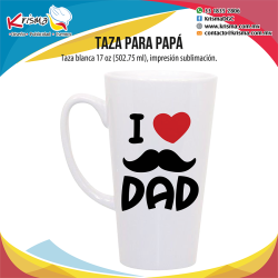 Taza I love Dad 17oz