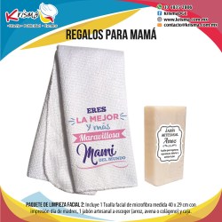 Toalla facial y Jabón artesanal