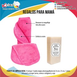 Toalla mágica y Jabón artesanal